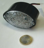 255-704 LED-Rücklicht MICRO CATEYE, schwarz, E-geprüft